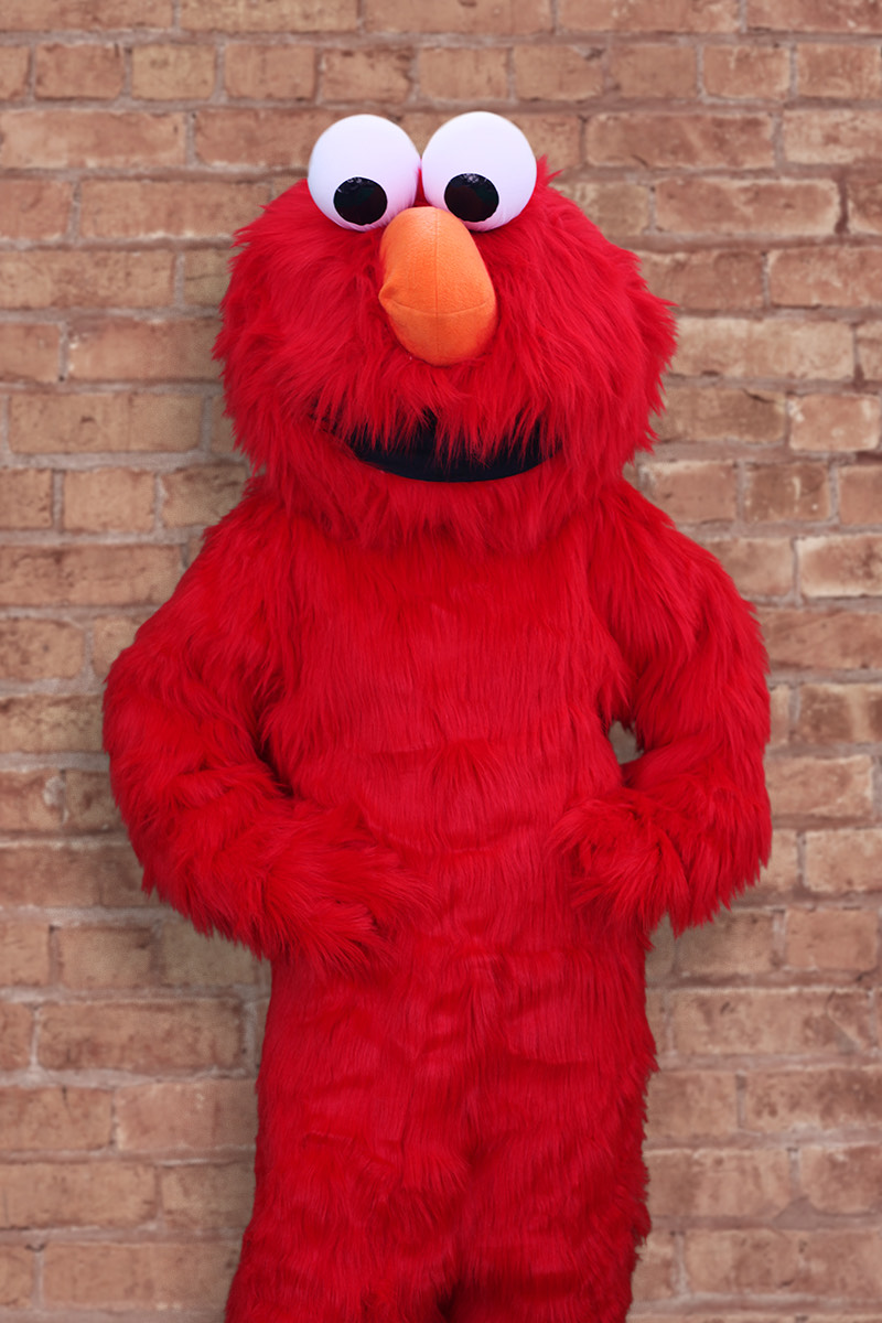 Elmo mascot character for birthday parties in Miami