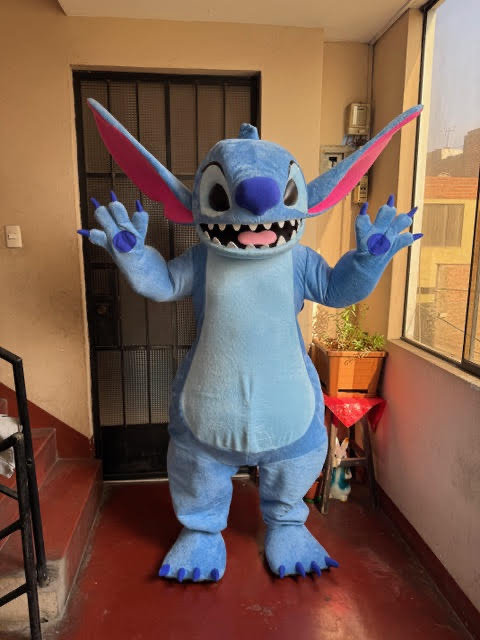 Stitch mascot character for birthday parties in Miami