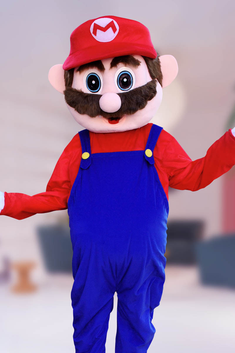 Mario character at birthday party in Miami