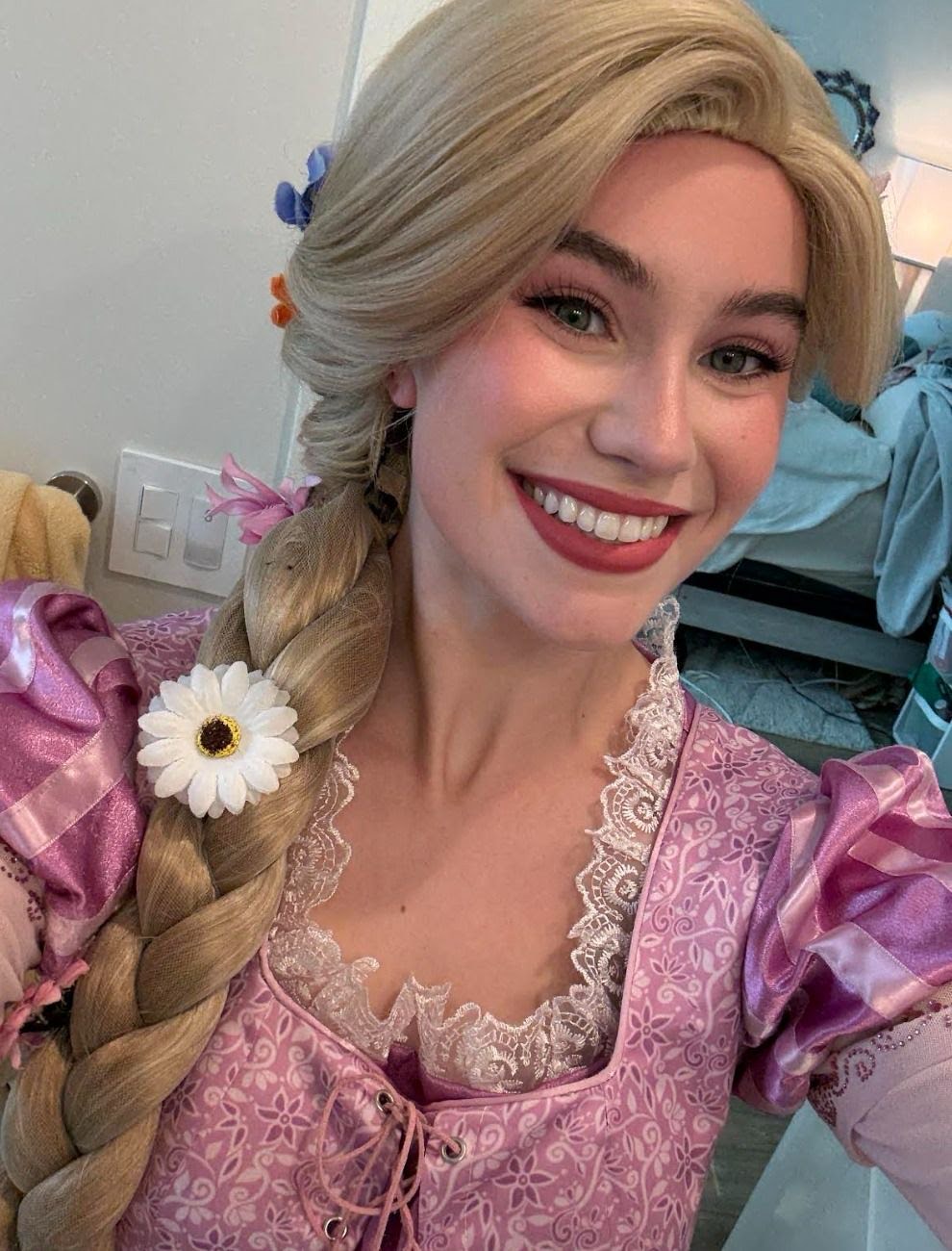 Birthday party character in Brickell