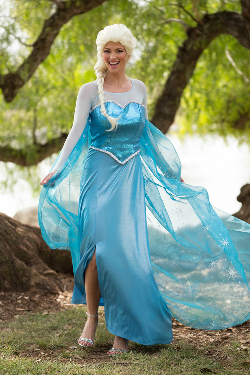 Princess elsa party character for kids in miami