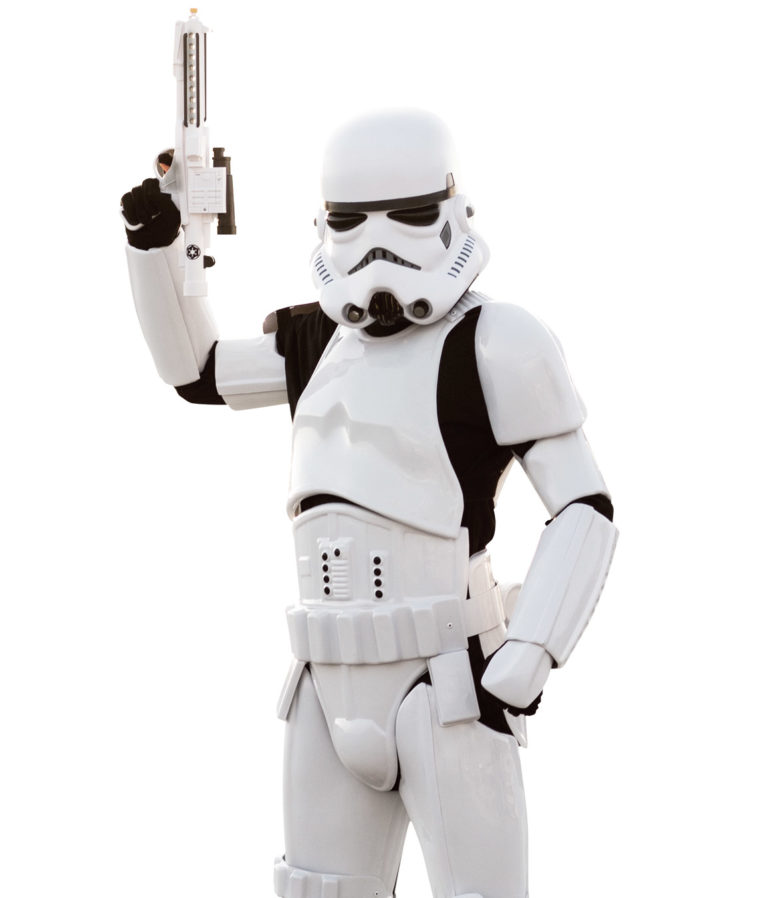 Storm trooper party character for kids in miami