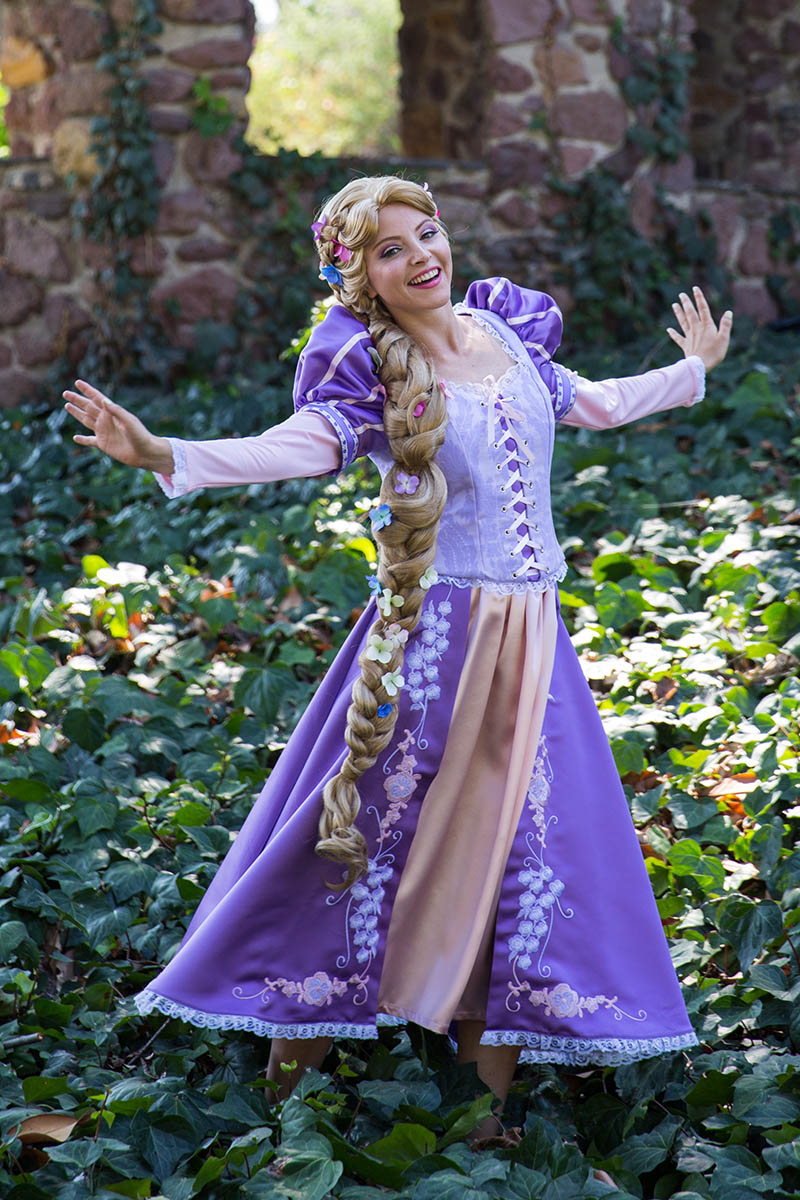 Rapunzel party character for kids in miami